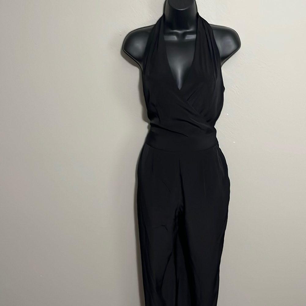 COPY - Express halter top black pant suit NWT